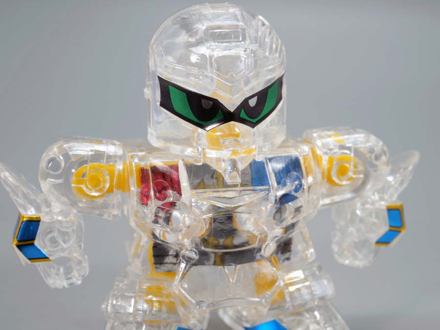 ちーびー戦士 スペシャル1 クリスタル戦士ガンダムナイツのガンプラレビュー画像です