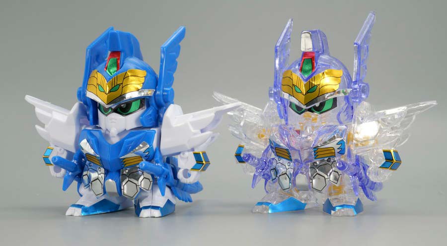 ちーびー戦士 スペシャル1 クリスタル戦士ガンダムナイツのガンプラレビュー画像です