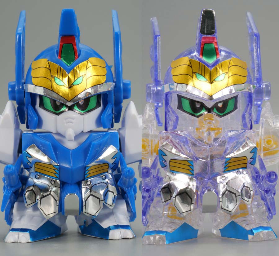 ちーびー戦士 スペシャル1 クリスタル戦士ガンダムナイツのガンプラレビュー画像です