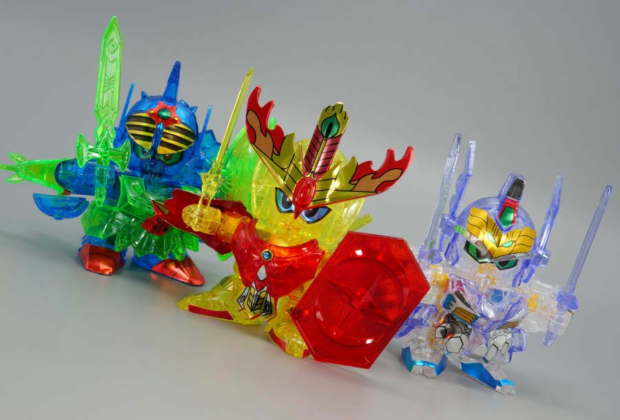 ちーびー戦士 スペシャル1 クリスタル戦士ガンダムナイツのガンプラレビュー画像です