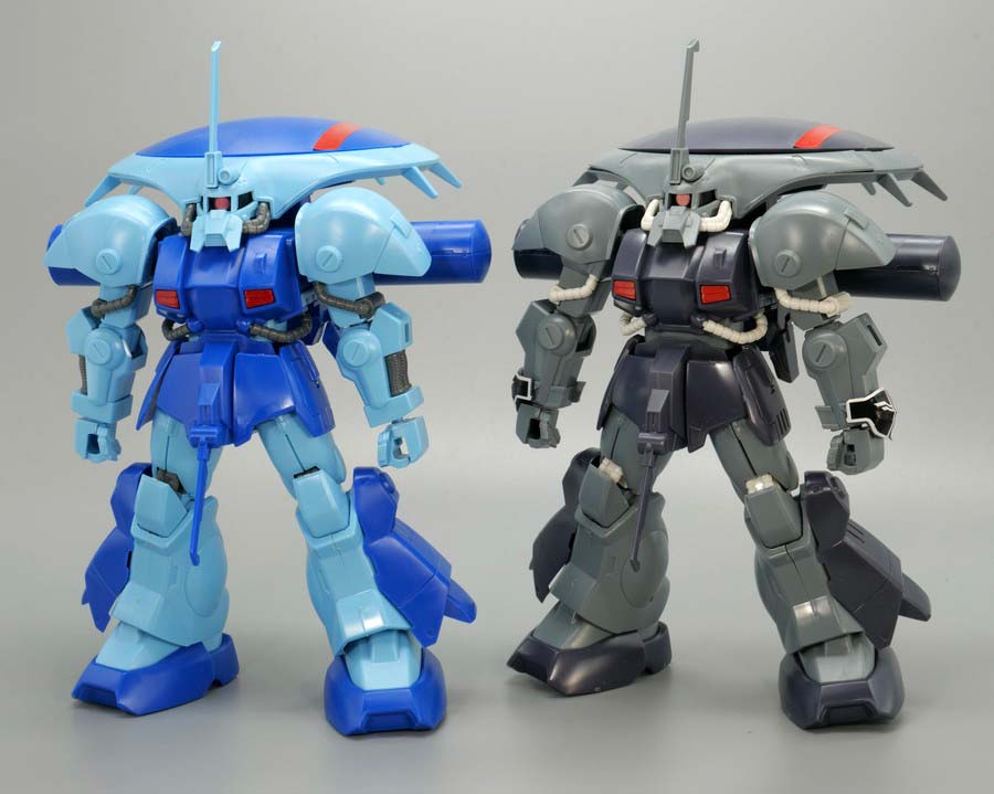 HGアイザック(ユニコーンVer.)のガンプラレビュー画像です