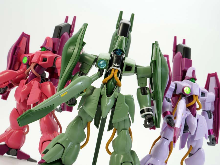 HGガザC(ユニコーンVer.)のガンプラレビュー画像です