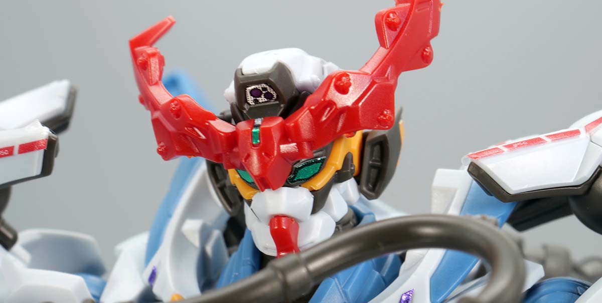 HG GQuuuuuuX（ジークアクス）のガンプラレビュー画像です