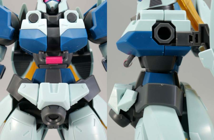 HGレオールのガンプラレビュー画像です