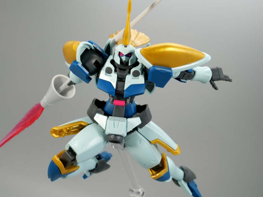 HGレオールのガンプラレビュー画像です