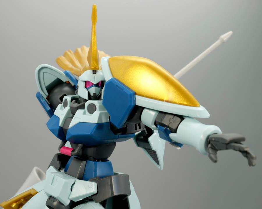 HGレオールのガンプラレビュー画像です