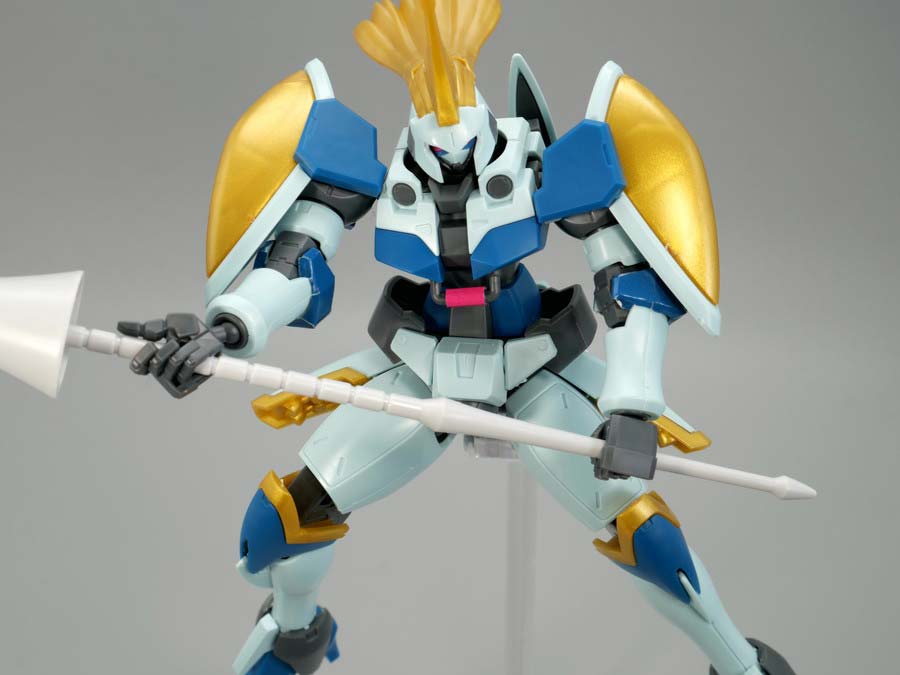 HGレオールのガンプラレビュー画像です