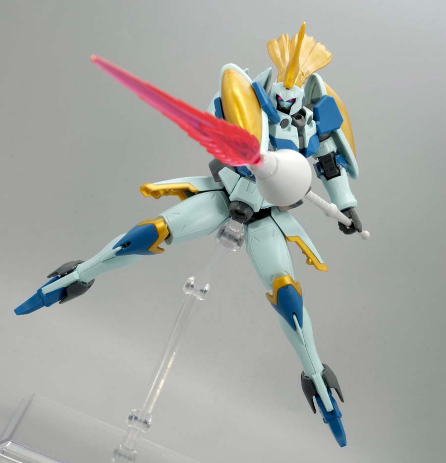 HGレオールのガンプラレビュー画像です