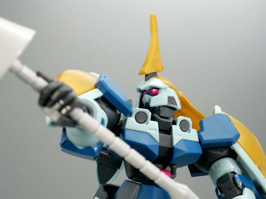 HGレオールのガンプラレビュー画像です