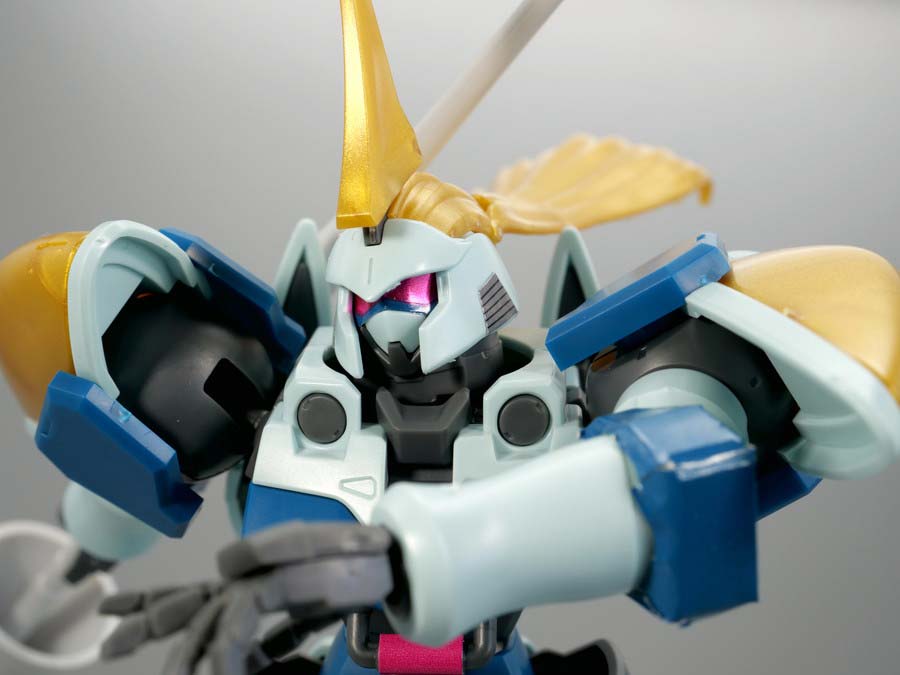 HGレオールのガンプラレビュー画像です