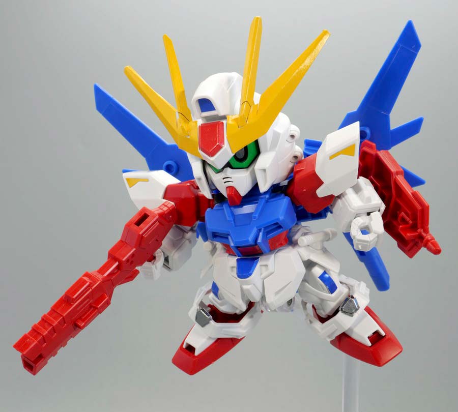 BB戦士ビルドストライクガンダム フルパッケージのガンプラレビュー画像です