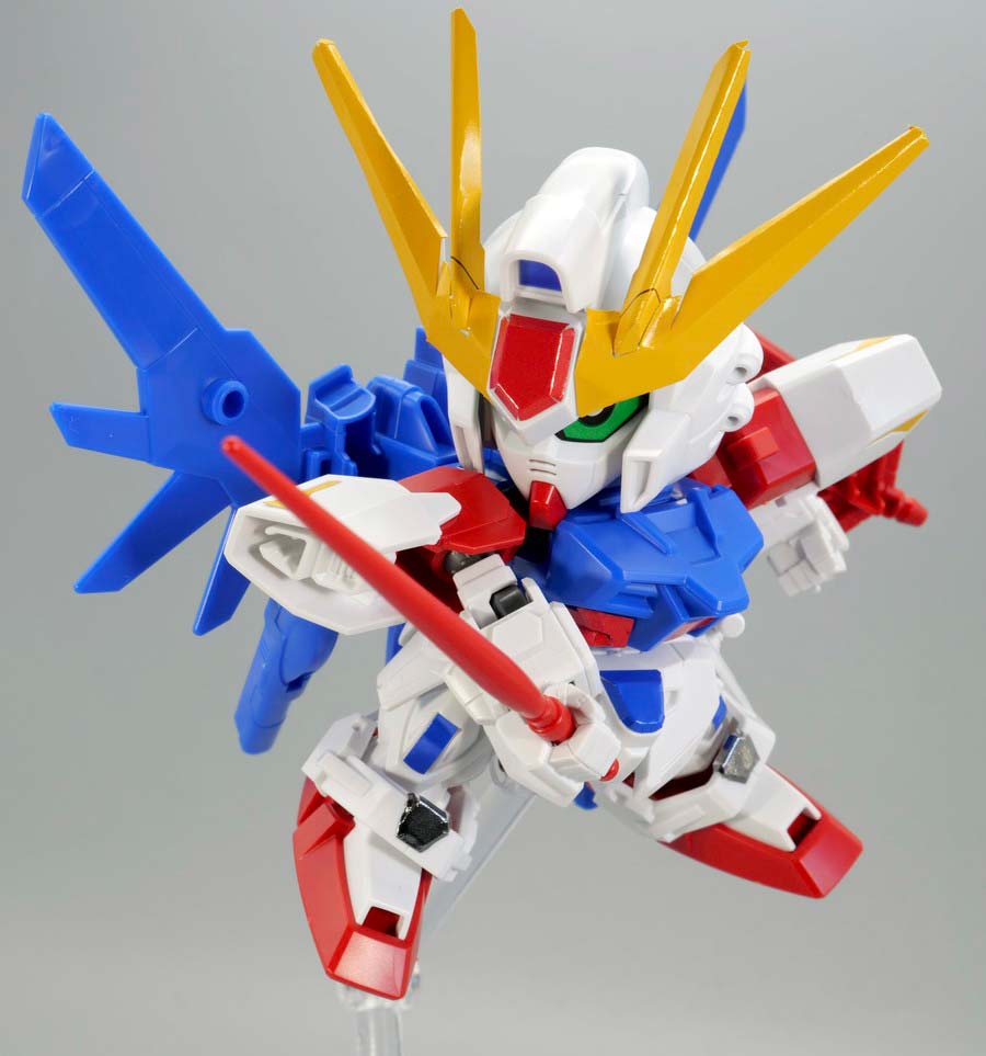 BB戦士ビルドストライクガンダム フルパッケージのガンプラレビュー画像です