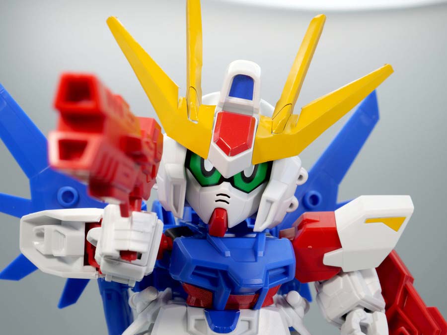 BB戦士ビルドストライクガンダム フルパッケージのガンプラレビュー画像です