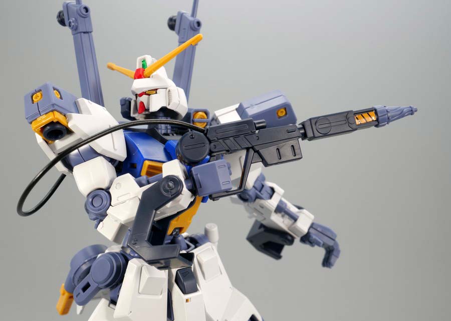 HG Dガンダムファーストのガンプラレビュー画像です