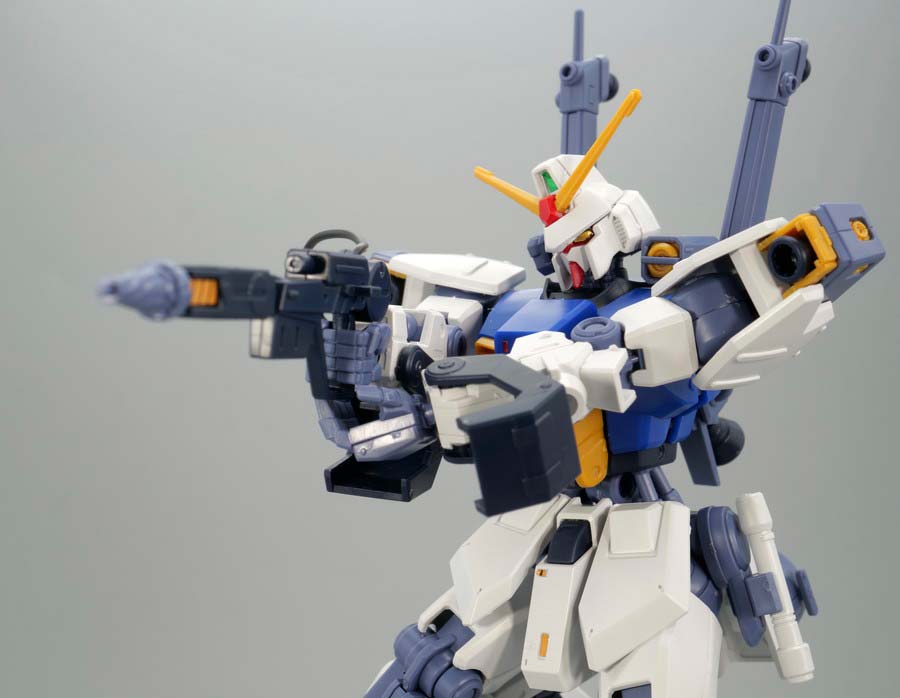 HG Dガンダムファーストのガンプラレビュー画像です