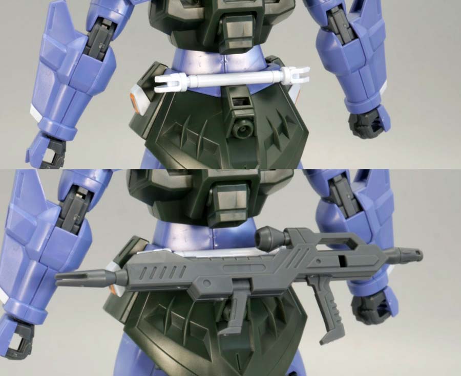 HGゲルググメナースのガンプラレビュー画像です