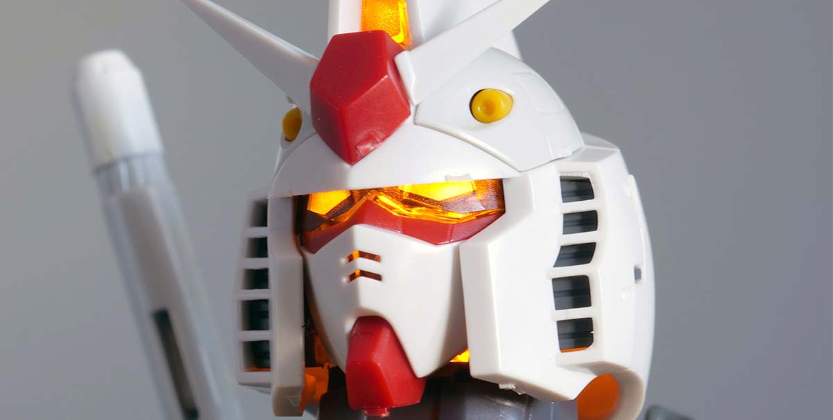 MG RX-78-2ガンダムVer.3.0用拡張セットのガンプラレビュー画像です