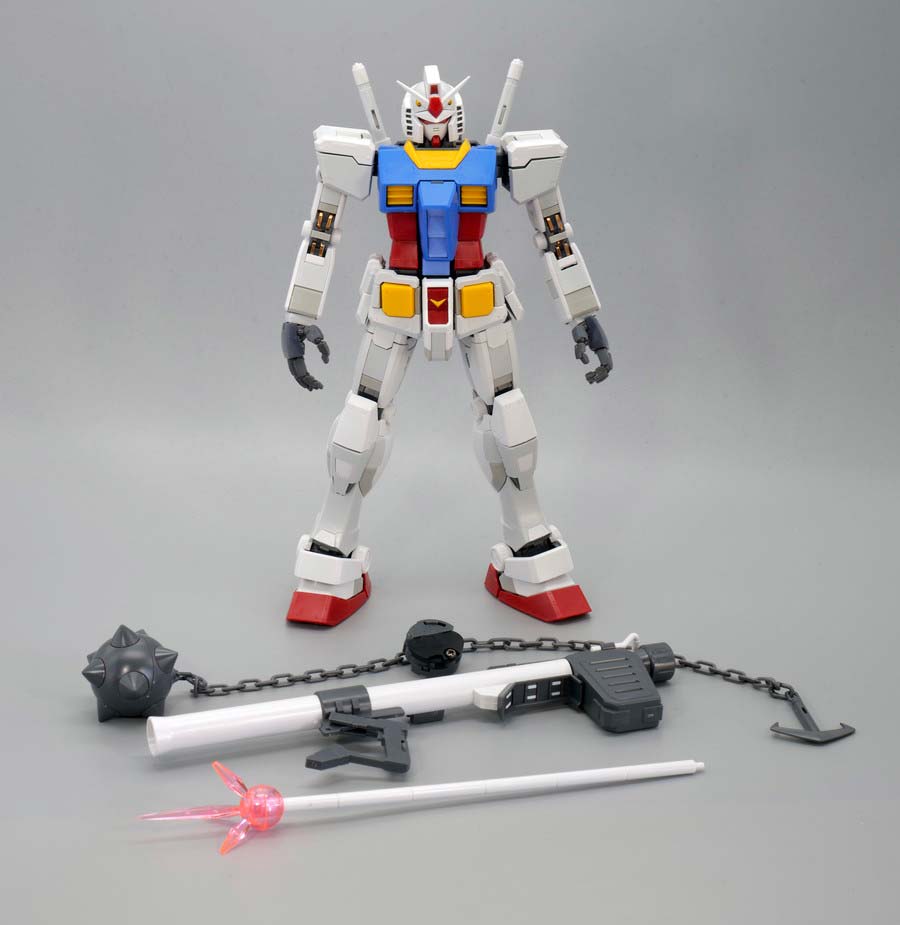 MG RX-78-2ガンダムVer.3.0用拡張セットのガンプラレビュー画像です