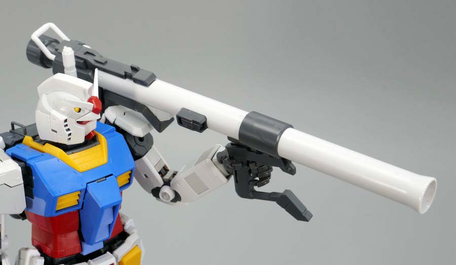 MG RX-78-2ガンダムVer.3.0用拡張セットのガンプラレビュー画像です