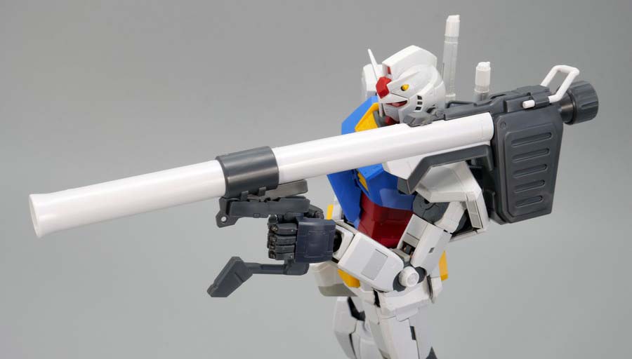 MG RX-78-2ガンダムVer.3.0用拡張セットのガンプラレビュー画像です