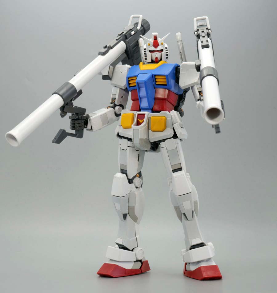 MG RX-78-2ガンダムVer.3.0用拡張セットのガンプラレビュー画像です