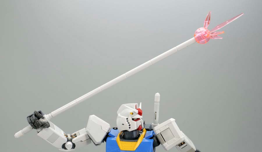 MG RX-78-2ガンダムVer.3.0用拡張セットのガンプラレビュー画像です