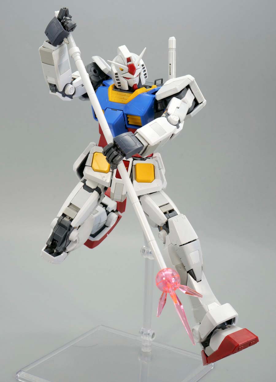 MG RX-78-2ガンダムVer.3.0用拡張セットのガンプラレビュー画像です