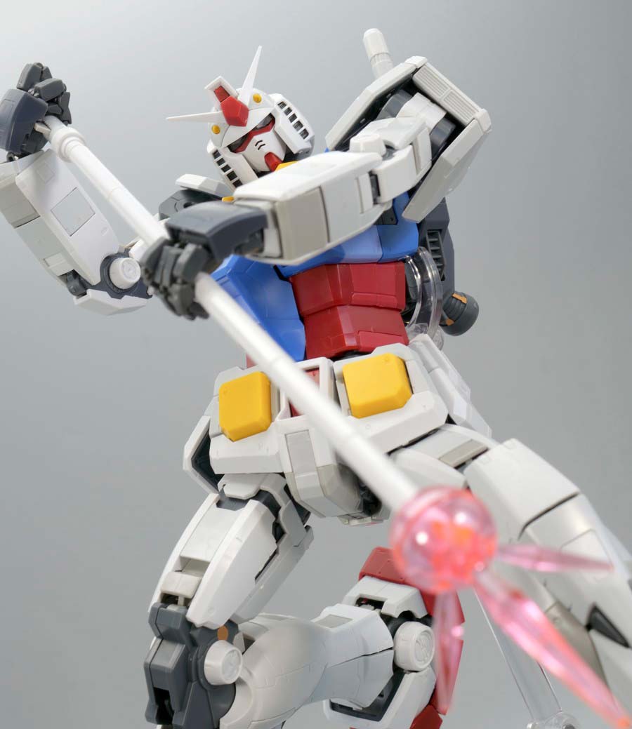 MG RX-78-2ガンダムVer.3.0用拡張セットのガンプラレビュー画像です