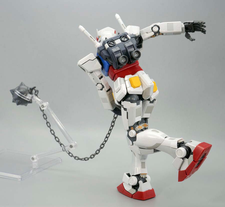 MG RX-78-2ガンダムVer.3.0用拡張セットのガンプラレビュー画像です