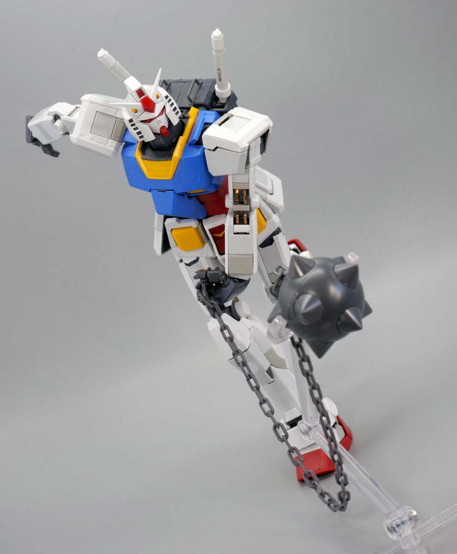 MG RX-78-2ガンダムVer.3.0用拡張セットのガンプラレビュー画像です