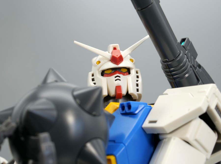 MG RX-78-2ガンダムVer.3.0用拡張セットのガンプラレビュー画像です