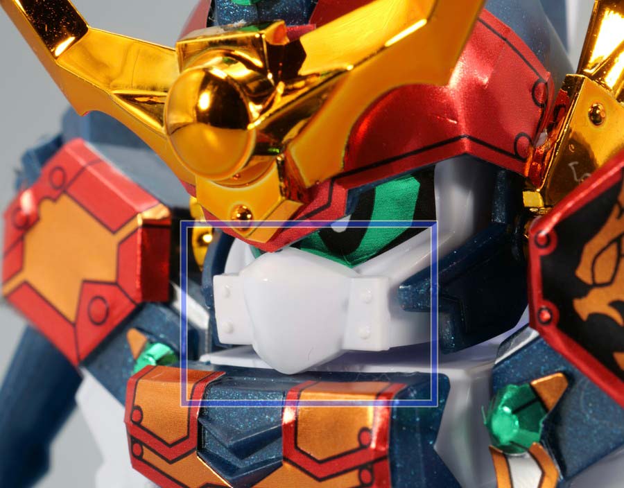 BB戦士 獣破頑駄無（ジュウハガンダム）のガンプラレビュー画像です