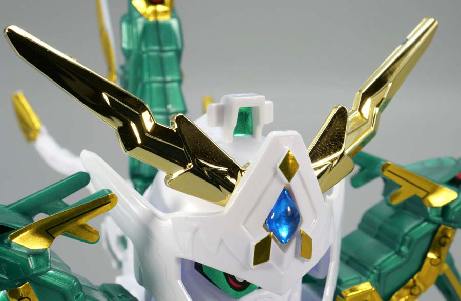 BB戦士 雷龍頑駄無（ライリュウガンダム）のガンプラレビュー画像です