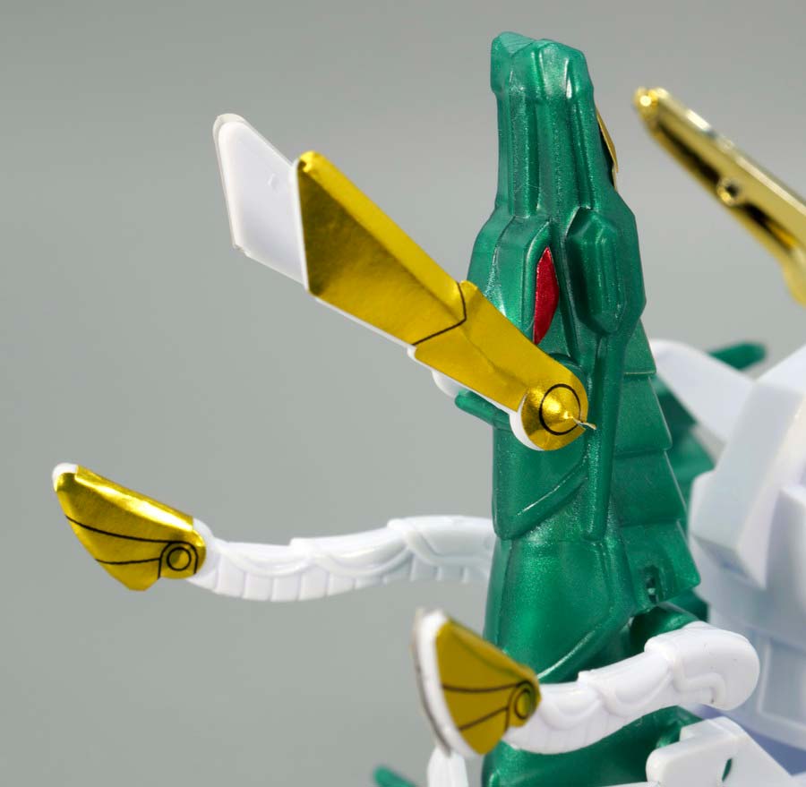 BB戦士 雷龍頑駄無（ライリュウガンダム）のガンプラレビュー画像です