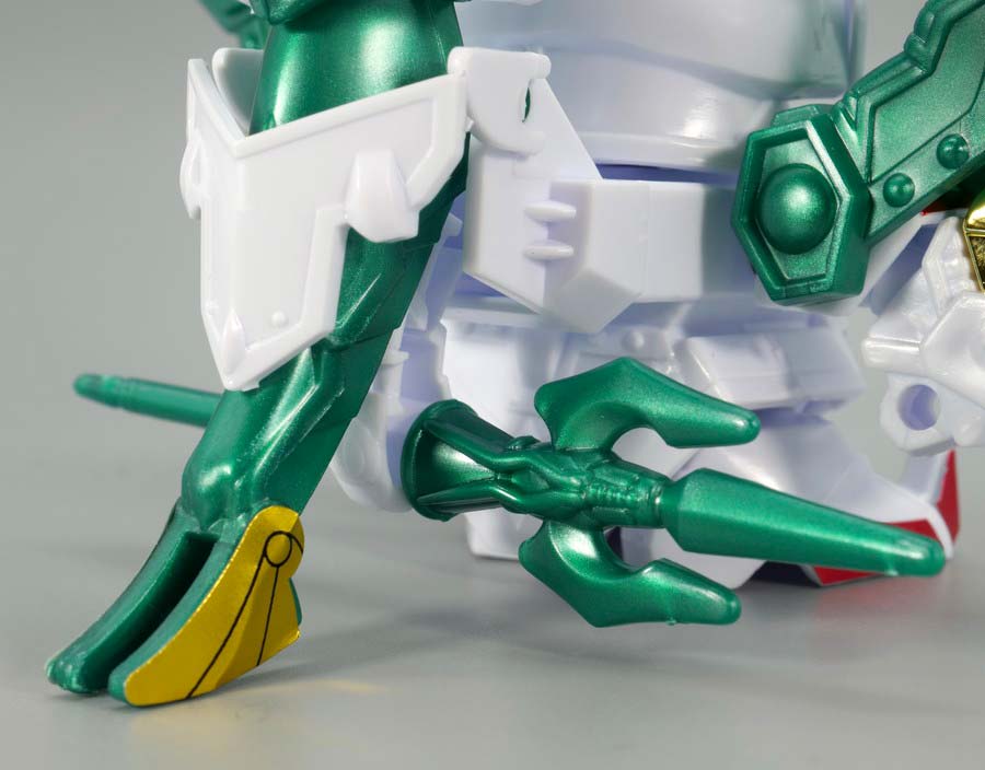 BB戦士 雷龍頑駄無（ライリュウガンダム）のガンプラレビュー画像です