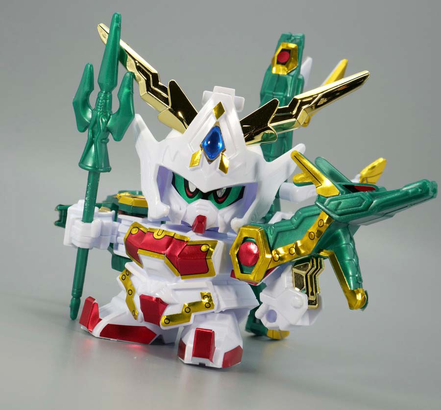 BB戦士 雷龍頑駄無（ライリュウガンダム）のガンプラレビュー画像です