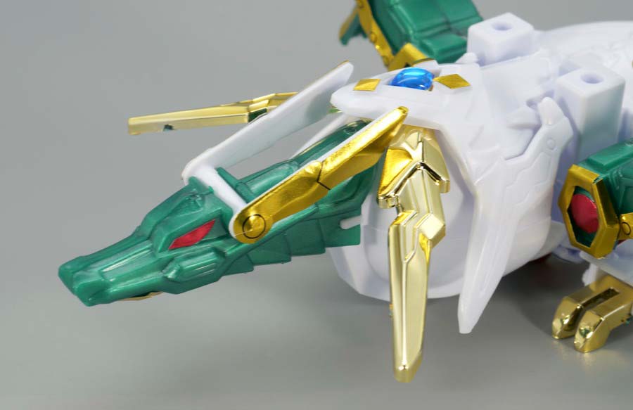 BB戦士 雷龍頑駄無（ライリュウガンダム）のガンプラレビュー画像です