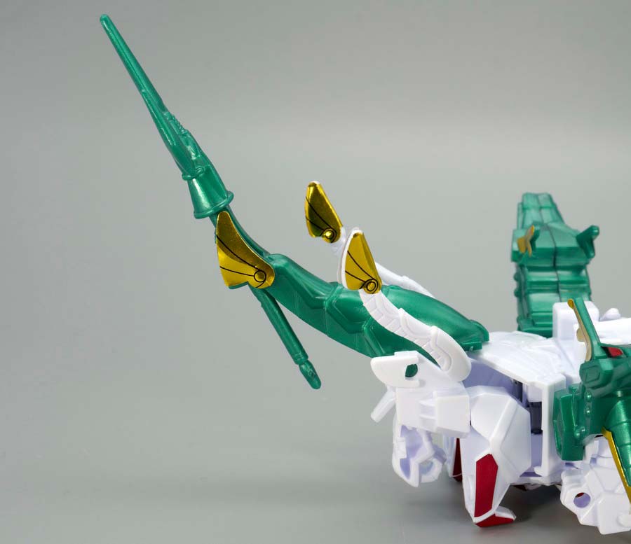 BB戦士 雷龍頑駄無（ライリュウガンダム）のガンプラレビュー画像です