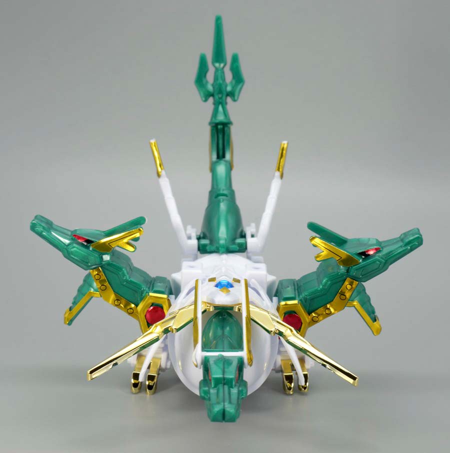 BB戦士 雷龍頑駄無（ライリュウガンダム）のガンプラレビュー画像です