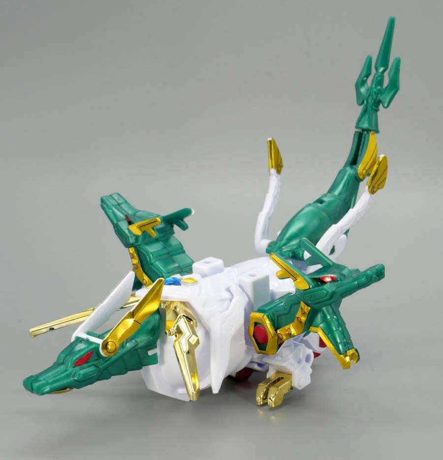 BB戦士 雷龍頑駄無（ライリュウガンダム）のガンプラレビュー画像です