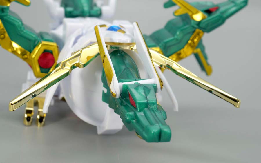 BB戦士 雷龍頑駄無（ライリュウガンダム）のガンプラレビュー画像です
