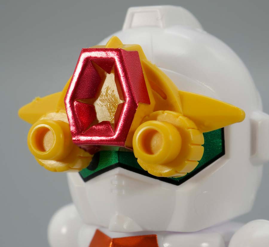 BB戦士 幼年軍師雷丸（ヨウネングンシイカズチマル）のガンプラレビュー画像です