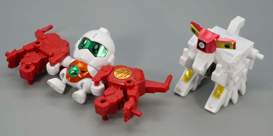 BB戦士 幼年軍師雷丸（ヨウネングンシイカズチマル）のガンプラレビュー画像です