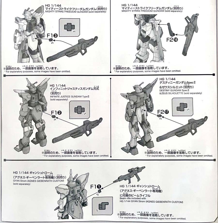 キャバリアーアイフリッドのガンプラレビュー画像です