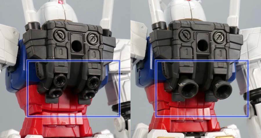 1/144 RX-78F00/Eガンダム（グラスフェザー装備）』のガンプラレビュー画像です