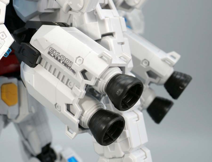 1/144 RX-78F00/Eガンダム（グラスフェザー装備）』のガンプラレビュー画像です