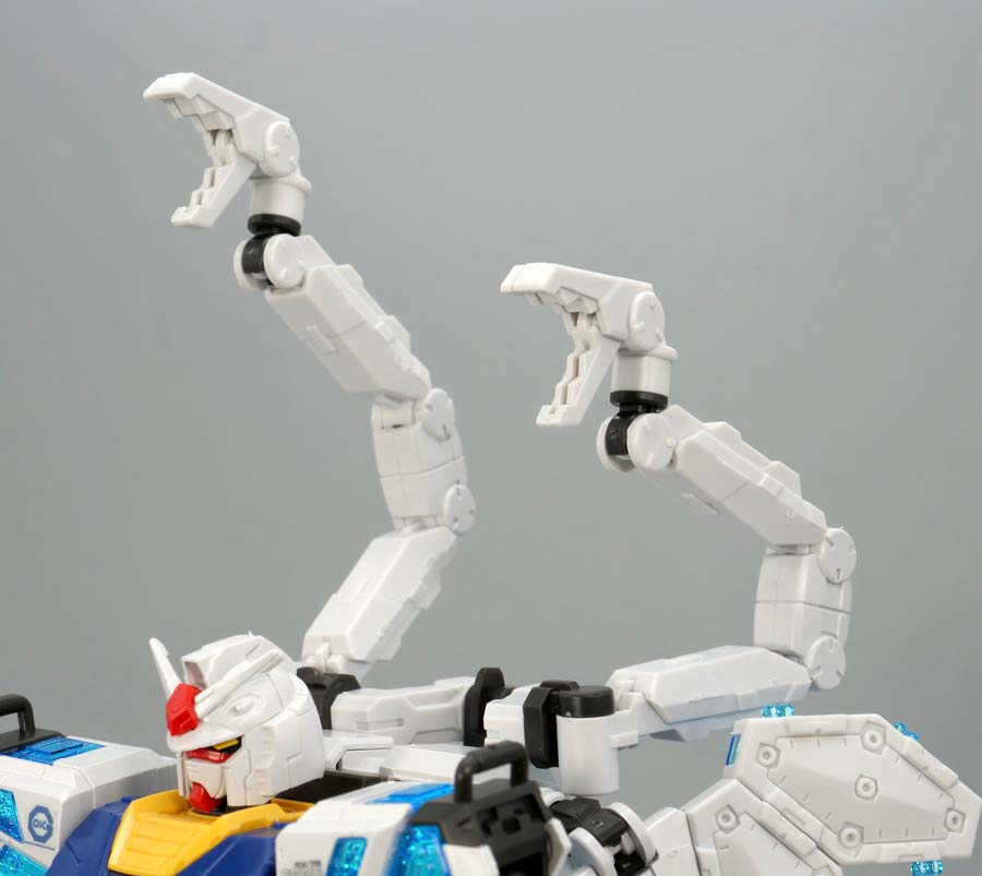 1/144 RX-78F00/Eガンダム（グラスフェザー装備）』のガンプラレビュー画像です