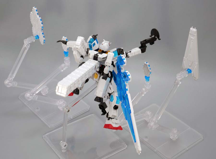 1/144 RX-78F00/Eガンダム（グラスフェザー装備）』のガンプラレビュー画像です