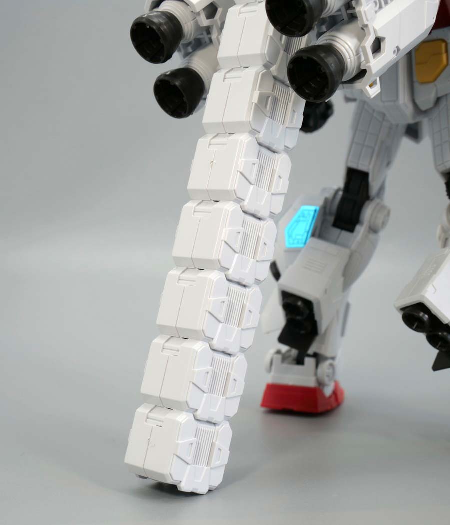 ENTRY GRADE オプションパーツセット（グラスフェザー装備）のガンプラレビュー画像です