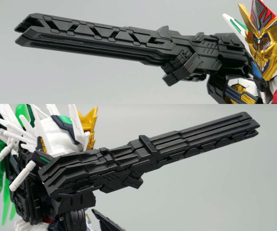 キャプテンクアンタGFのガンプラレビュー画像です